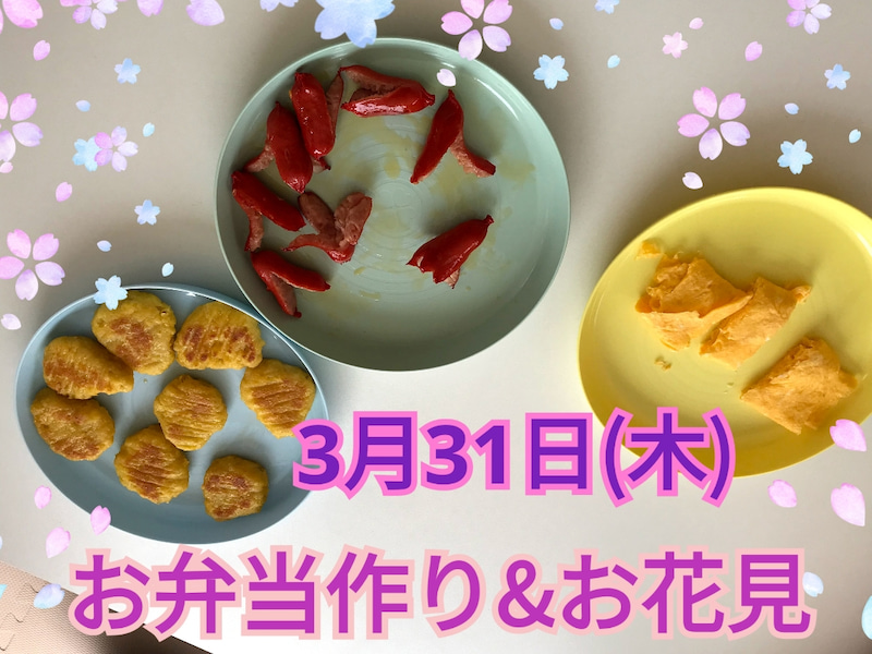 3月31日(木)toiro秦野☆お弁当作り&お花見☆ o1080081015101686202 - 3月31日(木)toiro秦野☆お弁当作り&お花見☆