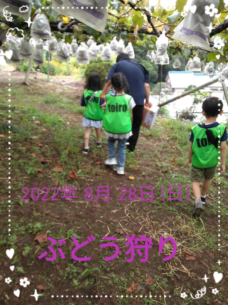8月28日(日)toiro秦野☆ぶどう狩り☆ o0810108015168600009 768x1024 - 8月28日(日)toiro秦野☆ぶどう狩り☆