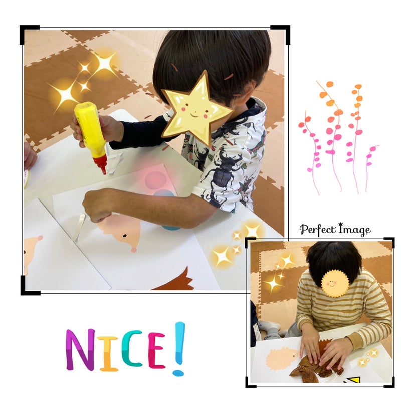 t 110 - toiro 大津11月12日(日)☆落ち葉でアート☆