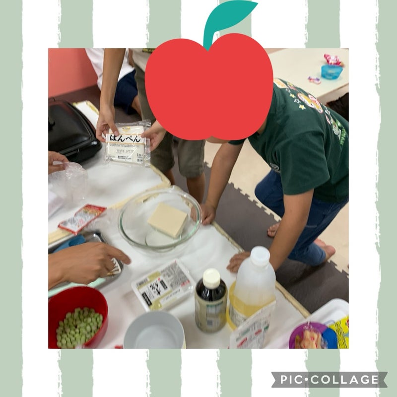 t 152 - 9月18日　枝豆と豆腐のお焼き　☆toiro蒔田☆