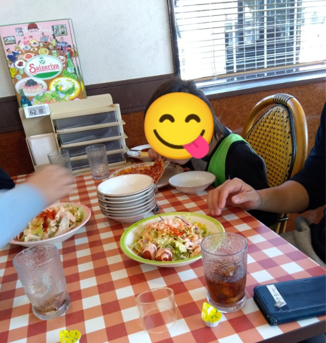 d9ab258a214c401c8b66db26376cd945 - 【toiro開成　第1教室】外食でサイゼリアに行きました！