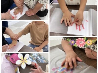 t 217 400x300 - ☆お花のフォトフレームづくり☆