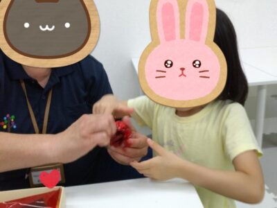 6月1日用田 工作 テルテル坊主 t 12 400x300 - 6月1日用田 工作 テルテル坊主