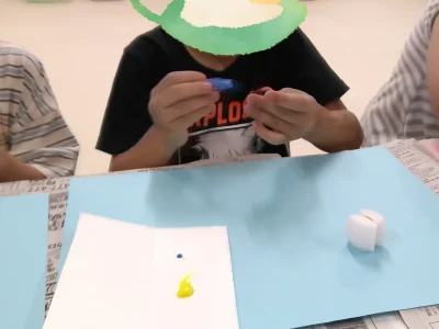 t 3 400x300 - 6月7日＊toiro小田栄 第2教室　ペタペタスタンプであじさい制作￼