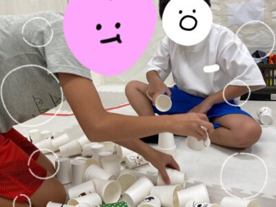 2023.9.4♪toiro相模原第1教室『紙コップタワー』 t 50 400x300 - 2023.9.4♪toiro相模原第1教室『紙コップタワー』