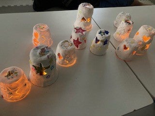 t 241 - 12月 17日（日)　　 ☆toiro伊勢原☆ランプシェード作り