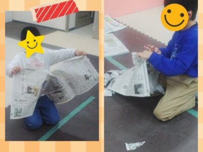 t 49 400x300 - 12月4日(月)⭐︎toiro蒔田⭐︎新聞紙ちぎり