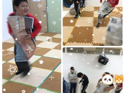 t 154 400x300 - 新聞紙で遊ぼう！★toiro仲町台★