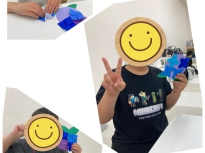 t 45 400x300 - 2024年5月17日(金)　toiroかしわ台①　☆壁面制作アジサイの花☆