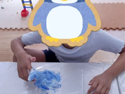 t 1 400x300 - 8月２９日＊toiro小田栄　第1教室　シェービングクリームで遊ぼう