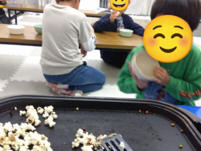 c6c45b638e174c5b63cada62683670bc 400x300 - 【toiro開成　第1教室】ポップコーンつくりです！
