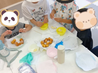 a513f378453978adae482ea71df653d9 400x300 - ★トイロ鴨宮★おやつを作ろう♪ポンデリング♪