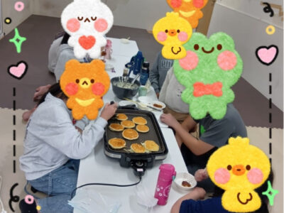 e9e405228a12de652bdab49e44f2a0ff 400x300 - 3月30日＊toiro小田栄　第1教室　（プチパンケーキ作り）